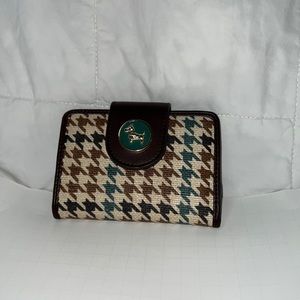 Spartina small wallet with dog on buckle